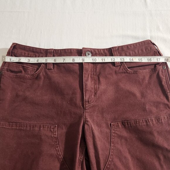 Duluth Trading Women's Size 12x29 Red Clay Fire Hose Zip Carpenter Pants Outdoor - Picture 12 of 15